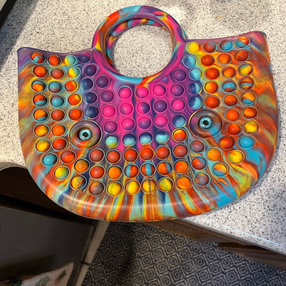 Pop it Fidget Bag Rainbow Colors